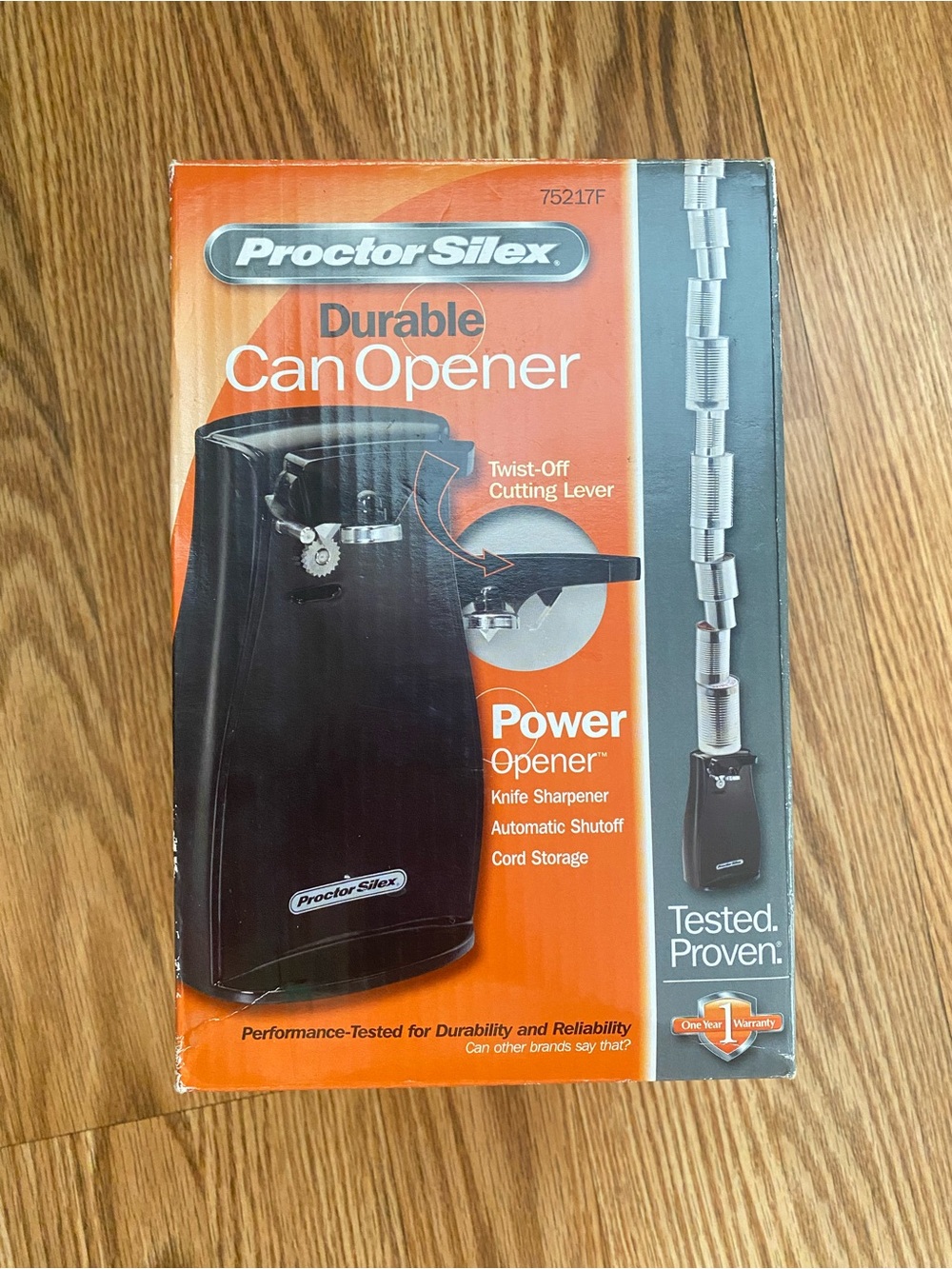 Proctor Silex Black Durable Can Opener - Power Opener